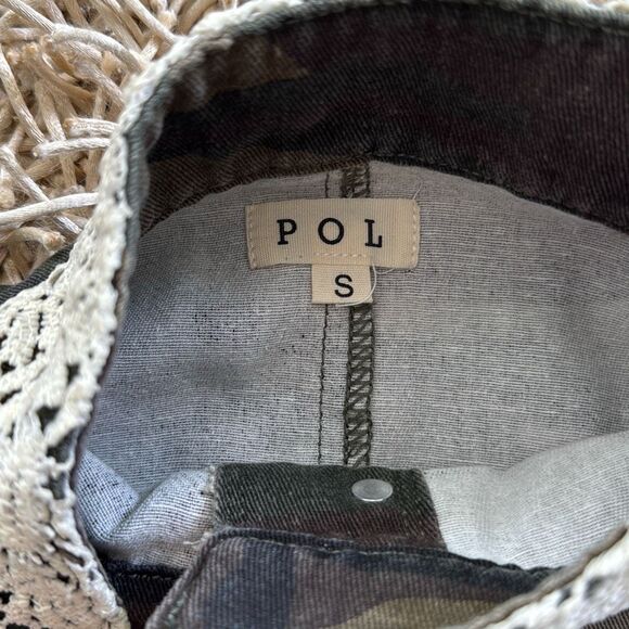 POL Open Front Camo & Floral Cardigan Size S - Picture 10 of 10